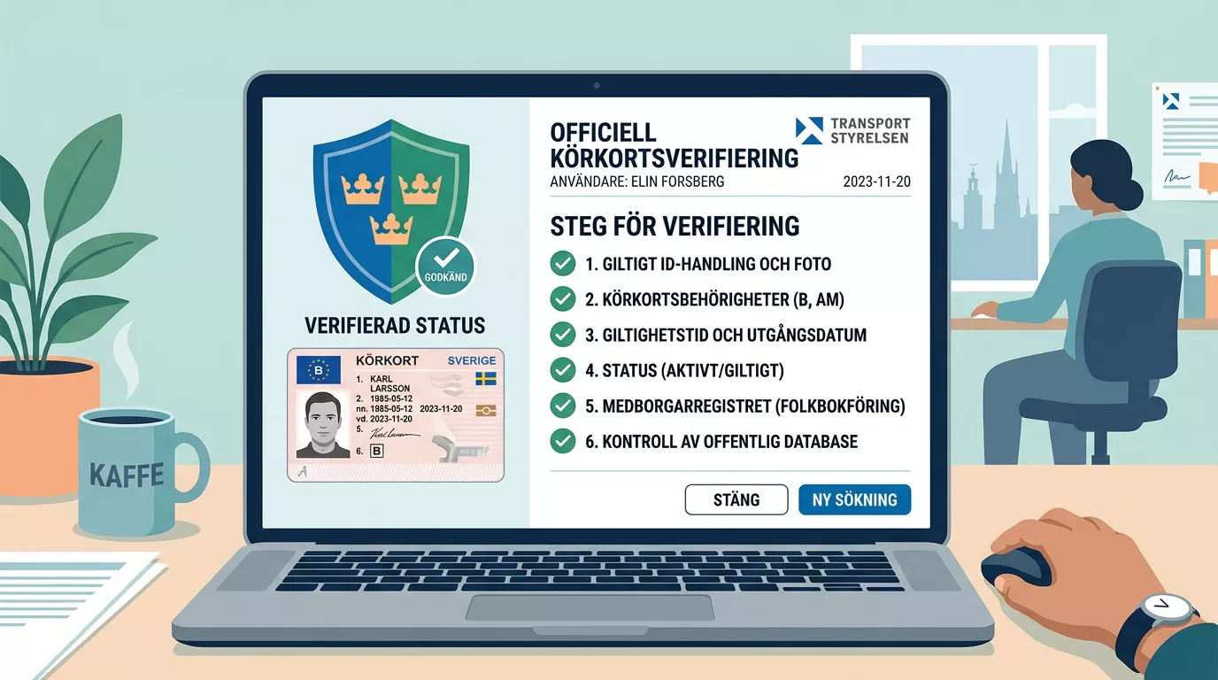 Steg för att kontrollera spellicens genom officiella uppgifter